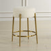 Arles Counter Stool Brushed Brass-Furniture-Uttermost-Lighting Design Store
