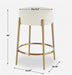 Arles Counter Stool Brushed Brass-Furniture-Uttermost-Lighting Design Store