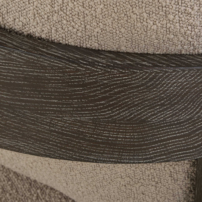 Sienna Accent Chair Solid Oak-Furniture-Uttermost-Lighting Design Store