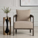 Sienna Accent Chair Solid Oak-Furniture-Uttermost-Lighting Design Store