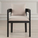Balboa Dining Chair Oak In A Rich Ebony Stain-Furniture-Uttermost-Lighting Design Store