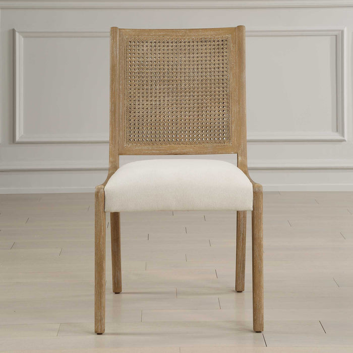 Interweave Dining Chair Solid Wood-Furniture-Uttermost-Lighting Design Store
