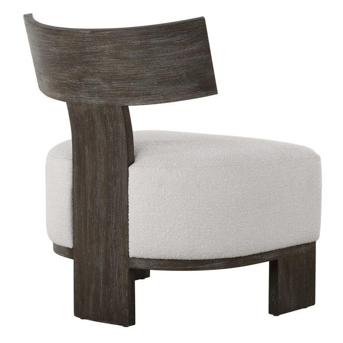 Finlay Accent Chair Dark Walnut-Furniture-Uttermost-Lighting Design Store