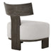 Finlay Accent Chair Dark Walnut-Furniture-Uttermost-Lighting Design Store