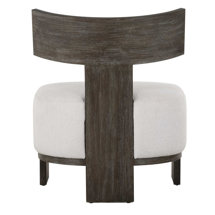 Finlay Accent Chair Dark Walnut-Furniture-Uttermost-Lighting Design Store