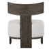 Finlay Accent Chair Dark Walnut-Furniture-Uttermost-Lighting Design Store