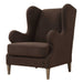Serpentine Accent Chair Weathered Light Walnut-Furniture-Uttermost-Lighting Design Store