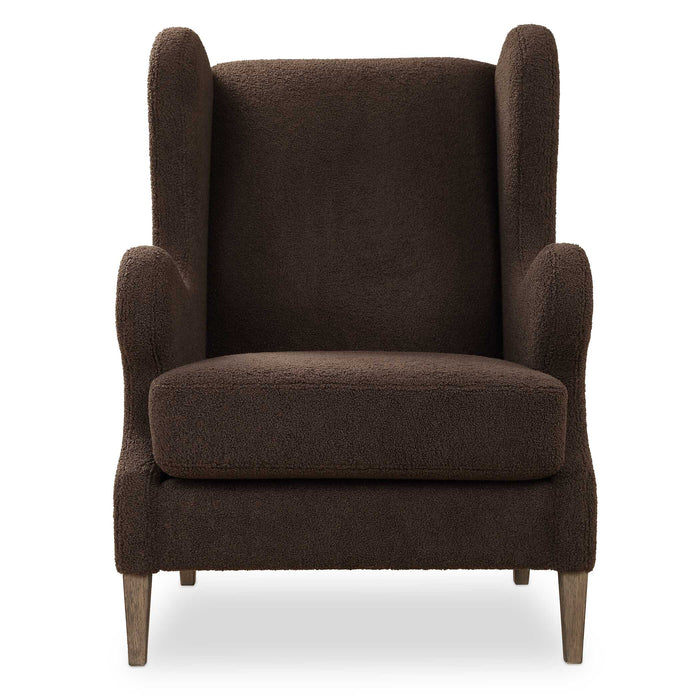 Serpentine Accent Chair Weathered Light Walnut-Furniture-Uttermost-Lighting Design Store