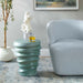 Skye Stool Light Aqua Glaze-Furniture-Uttermost-Lighting Design Store