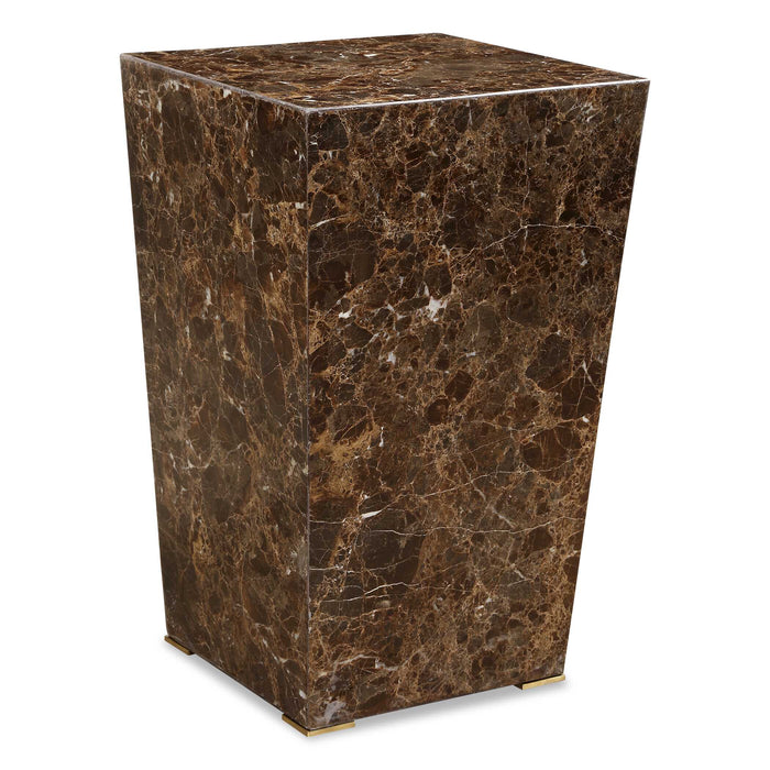 Poe Accent Table Brushed Brass-Furniture-Uttermost-Lighting Design Store