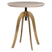Alice Accent Table Striking Brass-Furniture-Uttermost-Lighting Design Store