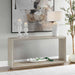 Prism Console Table Light Oak Solids With Oak Veneer-Furniture-Uttermost-Lighting Design Store