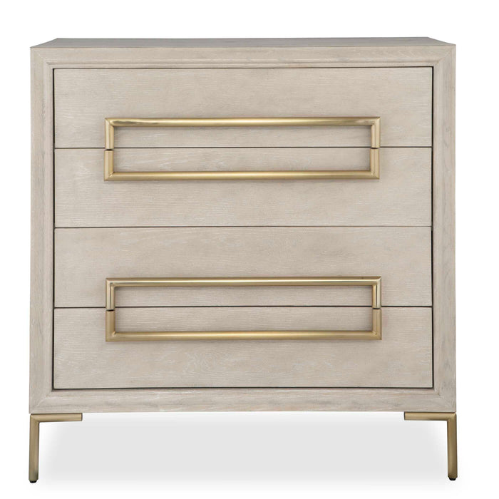 Alessia Accent Chest Brushed Brass-Furniture-Uttermost-Lighting Design Store