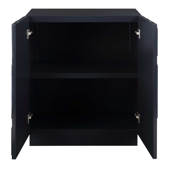 Valeria Cabinet Glossy Cobalt Blue-Furniture-Uttermost-Lighting Design Store