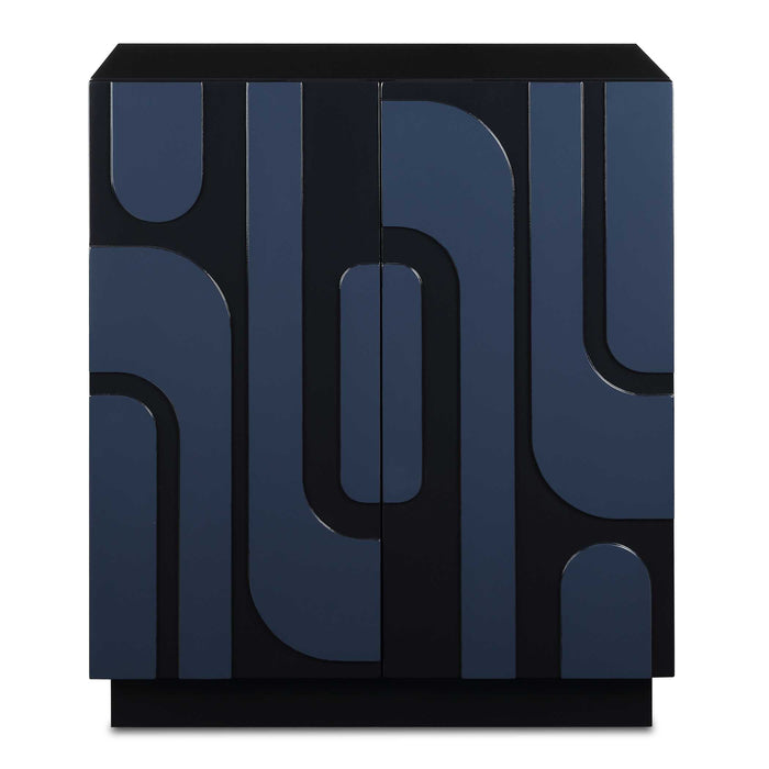 Valeria Cabinet Glossy Cobalt Blue-Furniture-Uttermost-Lighting Design Store