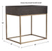 Armistead Side Table Dark Walnut-Furniture-Uttermost-Lighting Design Store