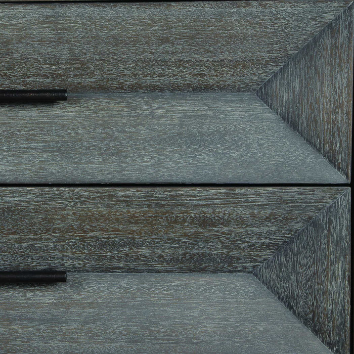 Knox Accent Chest Aged Iron-Furniture-Uttermost-Lighting Design Store