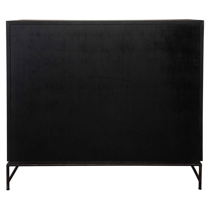 Knox Accent Chest Aged Iron-Furniture-Uttermost-Lighting Design Store