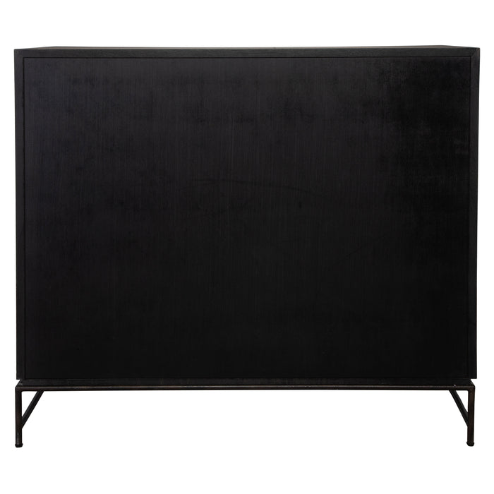 Knox Accent Chest Aged Iron-Furniture-Uttermost-Lighting Design Store