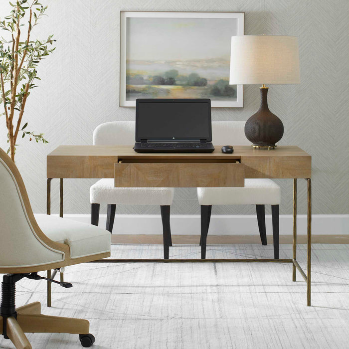Aristotle Desk Natural-Furniture-Uttermost-Lighting Design Store