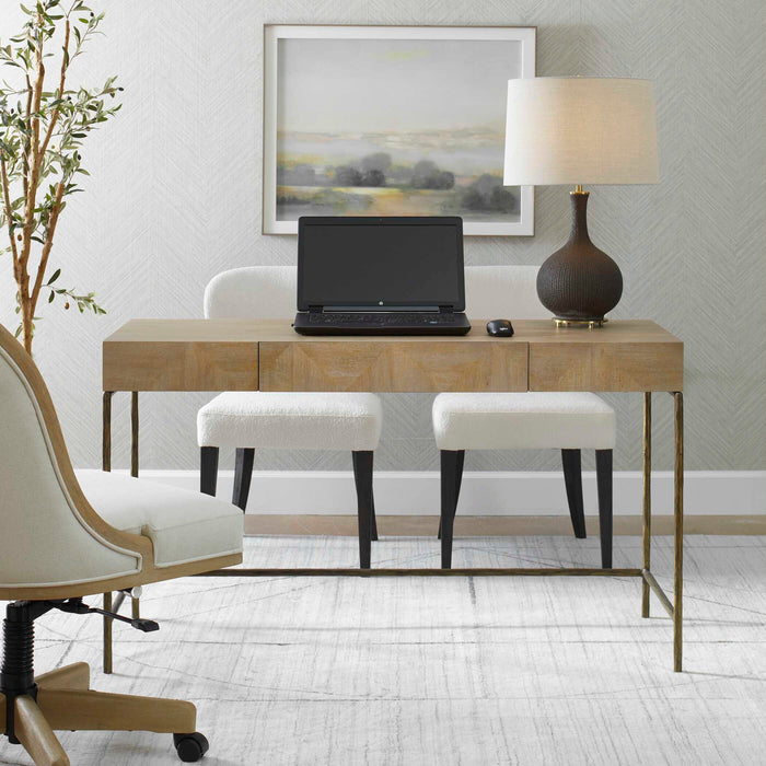 Aristotle Desk Natural-Furniture-Uttermost-Lighting Design Store