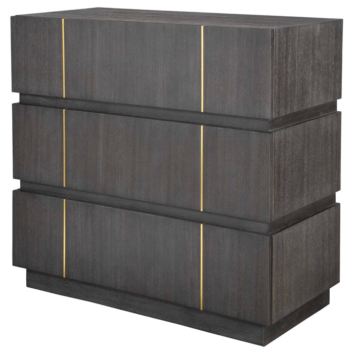 Between The Lines Accent Chest Dark Walnut-Furniture-Uttermost-Lighting Design Store