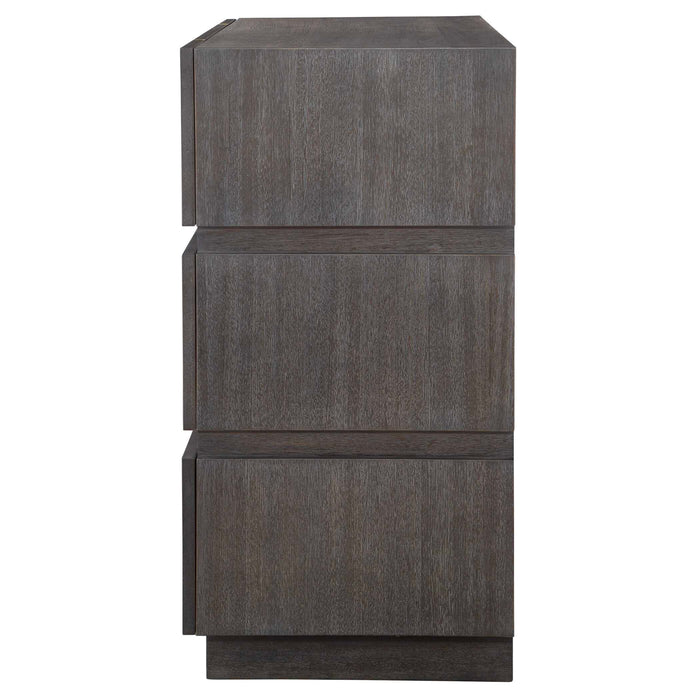 Between The Lines Accent Chest Dark Walnut-Furniture-Uttermost-Lighting Design Store
