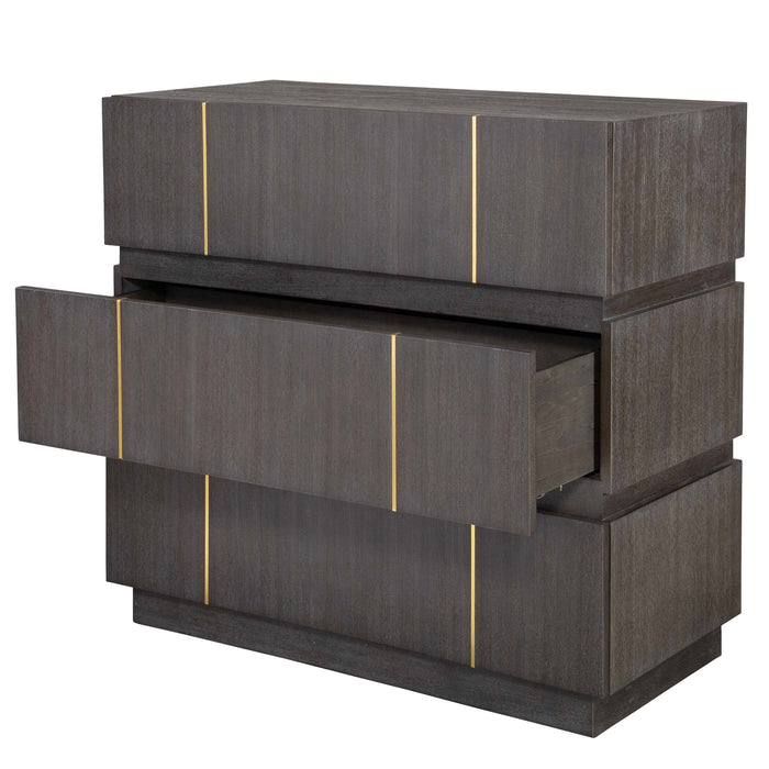 Between The Lines Accent Chest Dark Walnut-Furniture-Uttermost-Lighting Design Store