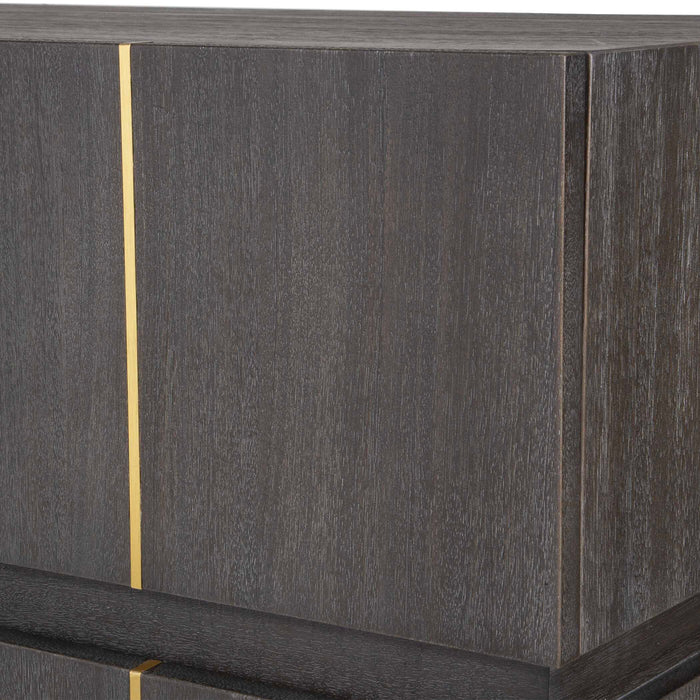 Between The Lines Accent Chest Dark Walnut-Furniture-Uttermost-Lighting Design Store