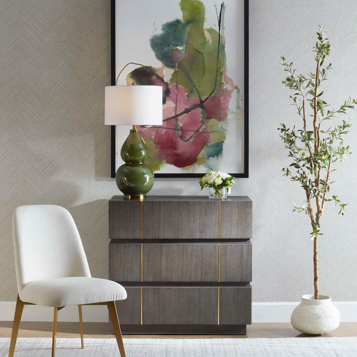 Between The Lines Accent Chest Dark Walnut-Furniture-Uttermost-Lighting Design Store