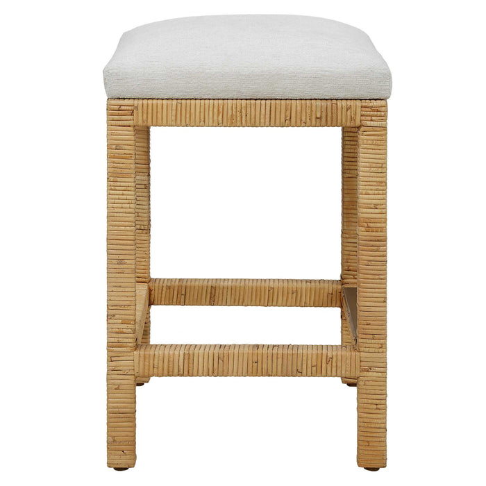 Muriel Counter Stool Natural Rattan-Furniture-Uttermost-Lighting Design Store