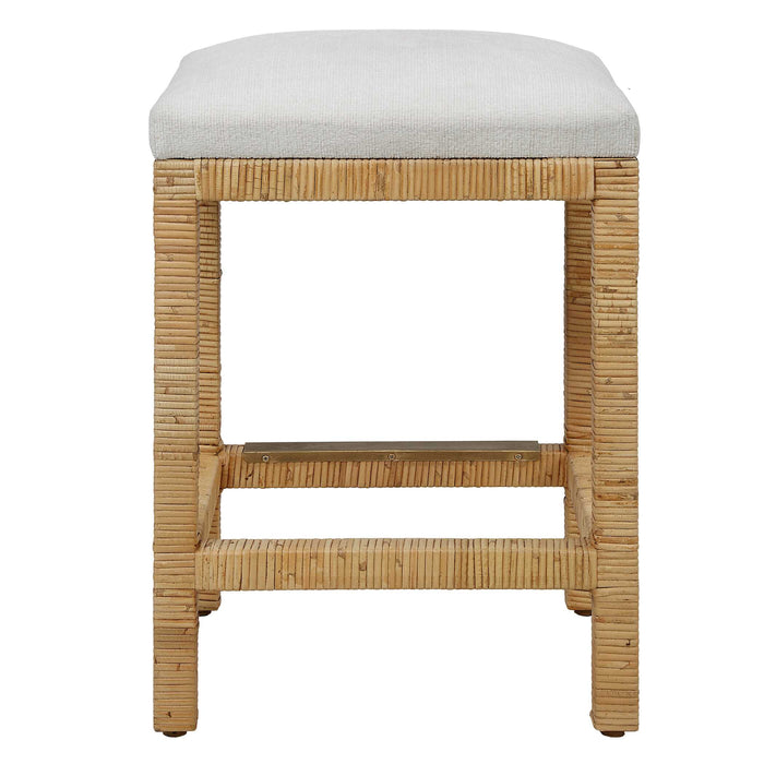 Muriel Counter Stool Natural Rattan-Furniture-Uttermost-Lighting Design Store