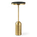 Pascal Drink Table Brushed Brass Stainless Steel-Furniture-Uttermost-Lighting Design Store