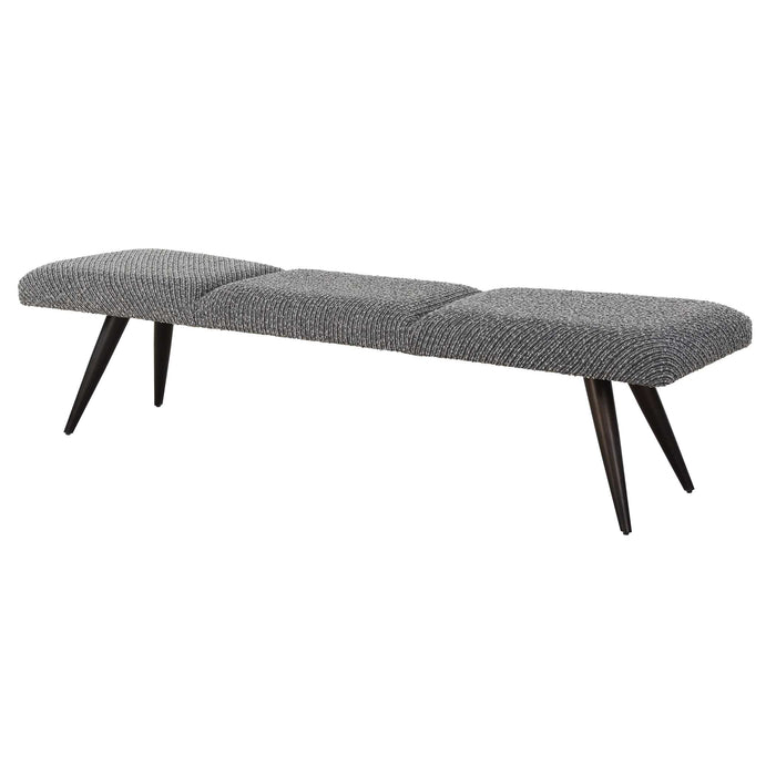 Bowtie Bench Bronze-Furniture-Uttermost-Lighting Design Store