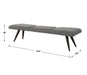 Bowtie Bench Bronze-Furniture-Uttermost-Lighting Design Store