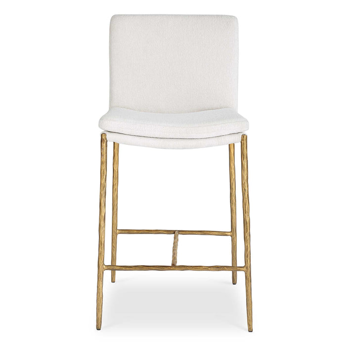 Ascend Counter Stool Aged Gold-Furniture-Uttermost-Lighting Design Store