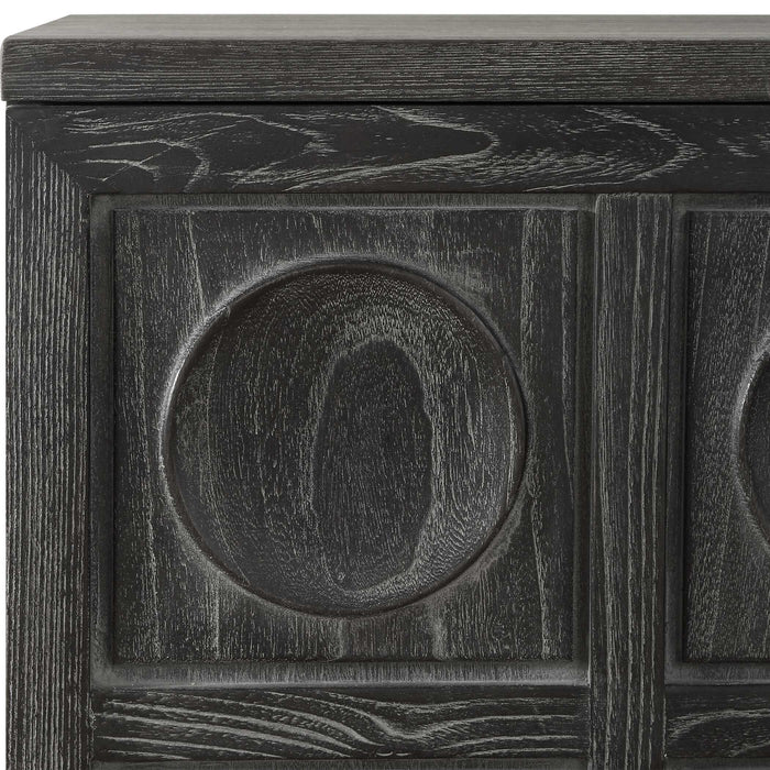 Shelby Cabinet Ebony Stain-Furniture-Uttermost-Lighting Design Store