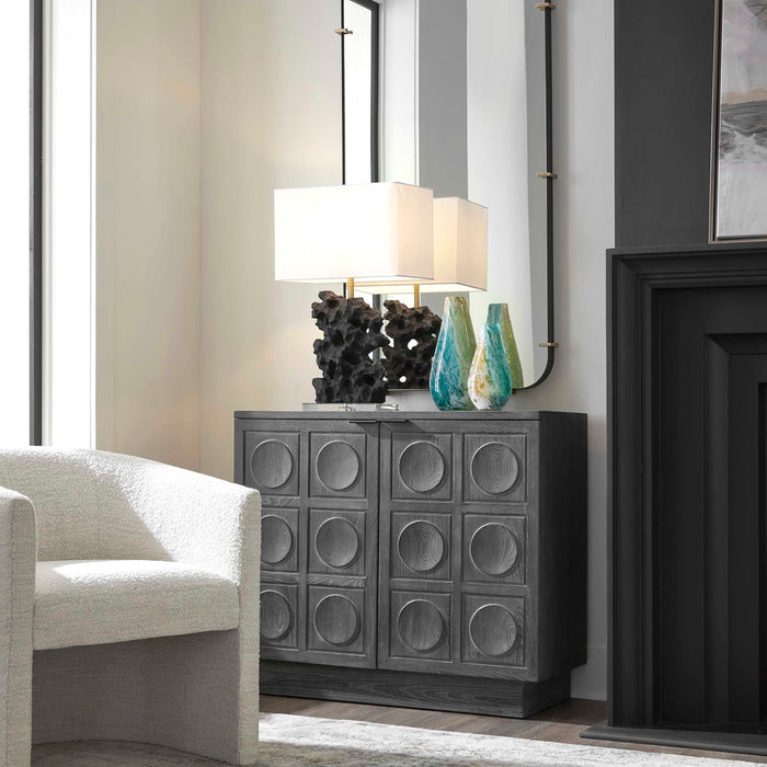 Shelby Cabinet Ebony Stain-Furniture-Uttermost-Lighting Design Store