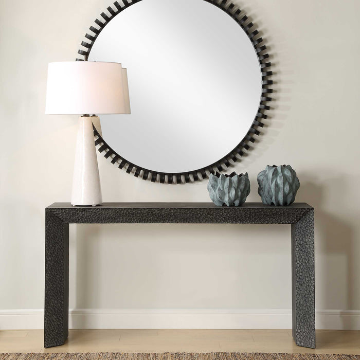 Thoreau Console Table Rich Ebony-Furniture-Uttermost-Lighting Design Store