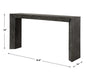 Thoreau Console Table Rich Ebony-Furniture-Uttermost-Lighting Design Store
