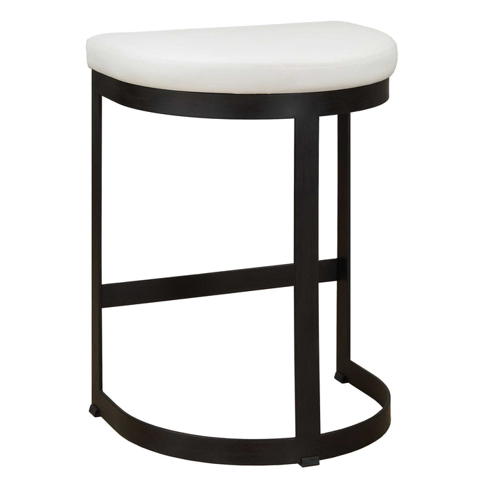 Ivanna Counter Stool Forged Iron-Furniture-Uttermost-Lighting Design Store