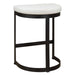 Ivanna Counter Stool Forged Iron-Furniture-Uttermost-Lighting Design Store