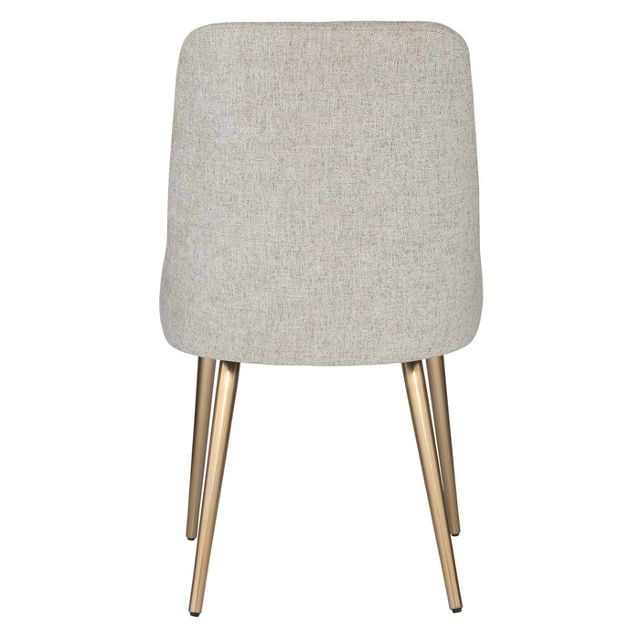 Bramwell Dining Chair Brushed Gold-Furniture-Uttermost-Lighting Design Store