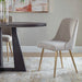 Bramwell Dining Chair Brushed Gold-Furniture-Uttermost-Lighting Design Store