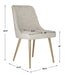 Bramwell Dining Chair Brushed Gold-Furniture-Uttermost-Lighting Design Store