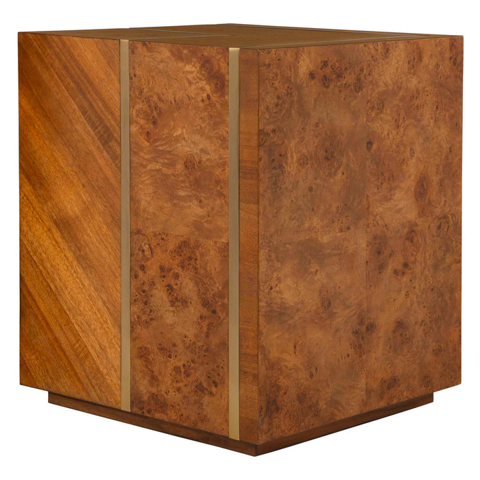 Seven Wonders Side Table Maple Burl, Acacia, And Alder Each Wood-Furniture-Uttermost-Lighting Design Store