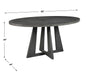 Pulsar Dining Table Dark Walnut-Furniture-Uttermost-Lighting Design Store
