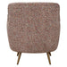 Gemstone Accent Chair Brushed Brass-Furniture-Uttermost-Lighting Design Store