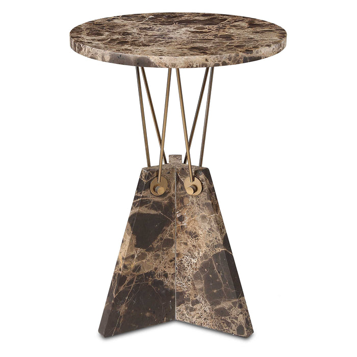 Levitate Accent Table Brass-Furniture-Uttermost-Lighting Design Store