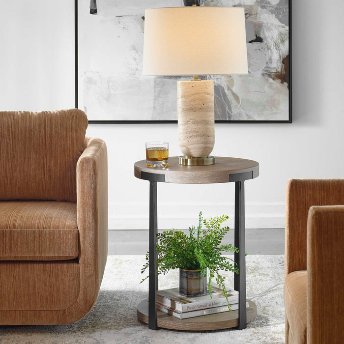 Palisade Side Table Natural-Furniture-Uttermost-Lighting Design Store